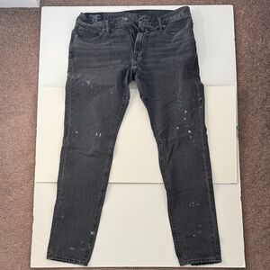 Abercrombie & Fitch Dark Gray Skinny Jeans